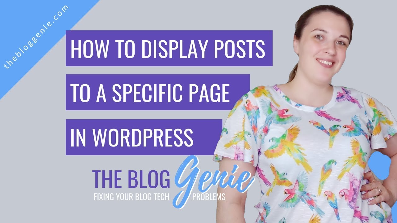 how to add a post to a page in wordpress